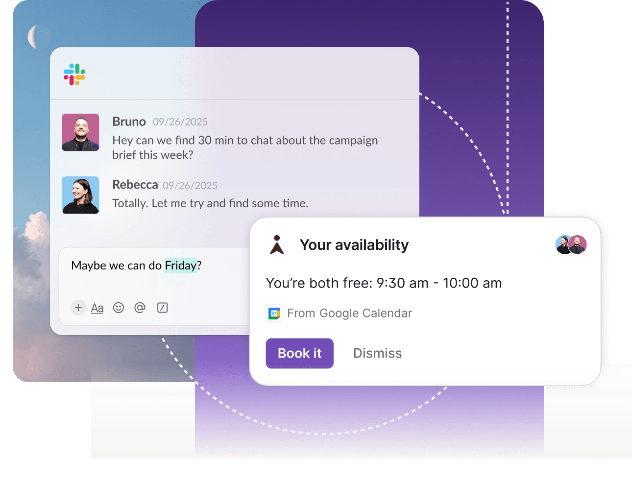 Scheduling meetings with Go