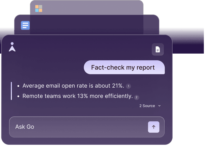 A user fact checking a report using BrickStack Go