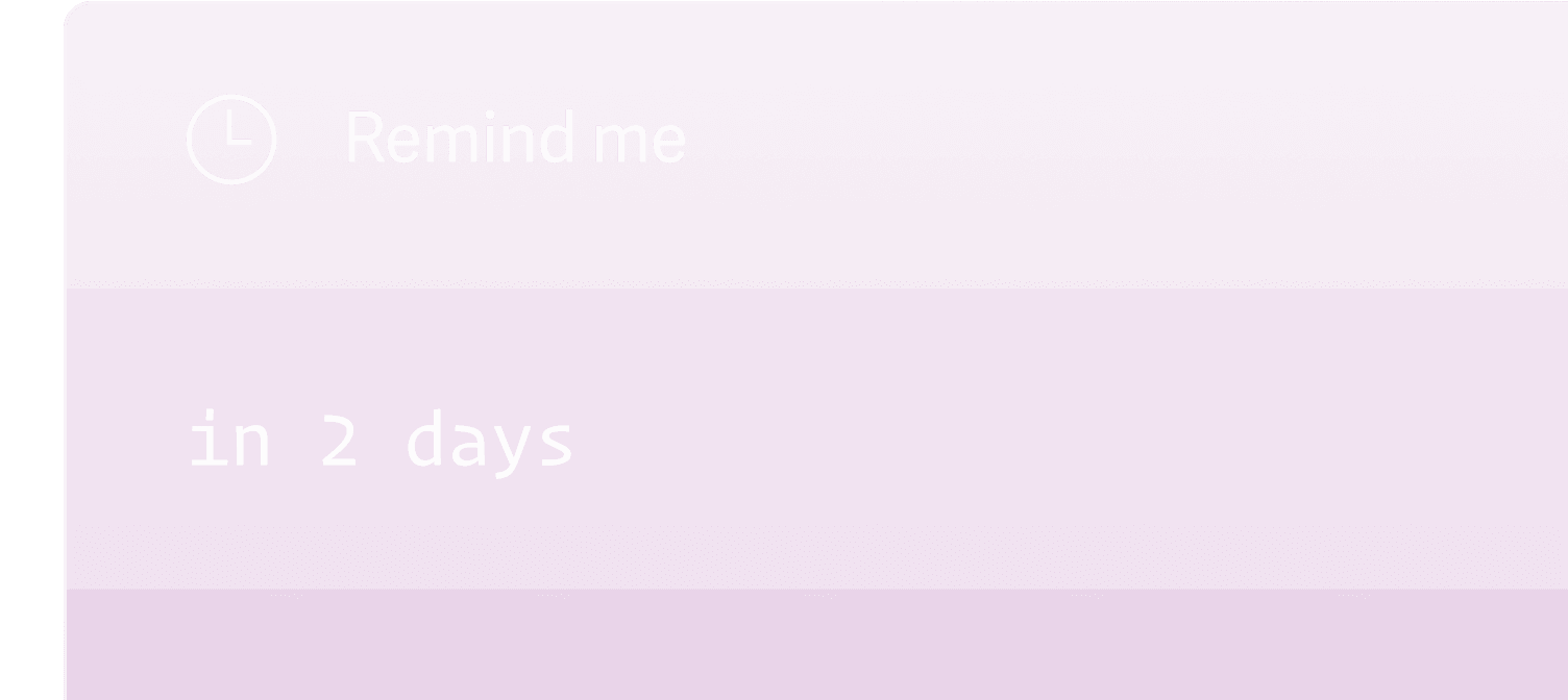 Calendar integration in email